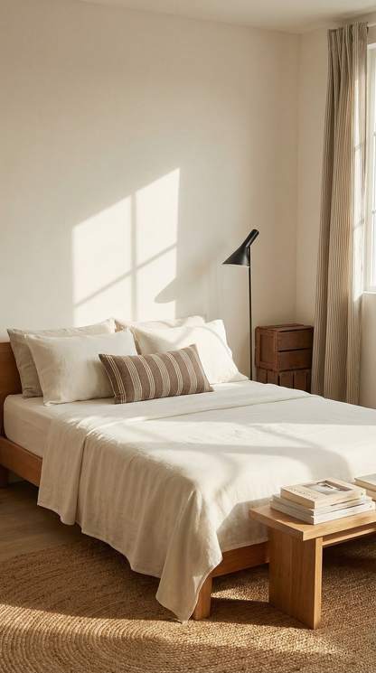 Ivory Linen Sheet Set  | Oeko-Tex® certified