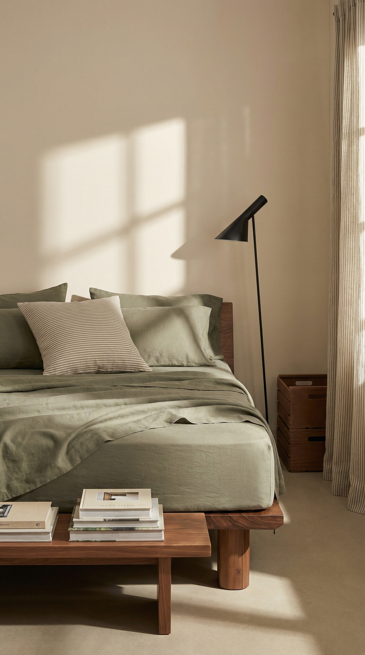 French Flax Linen Sheet Set | Caper