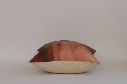 Blush & Pistachio Linen Cushion - 50cm x 50cm