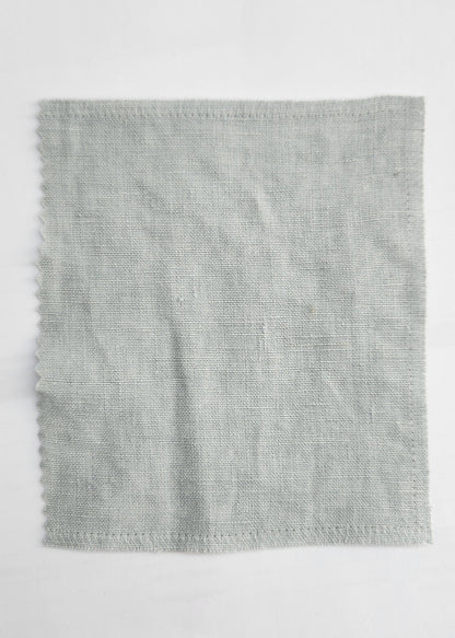 Heavy Linen Bed Cover | Powder Blue