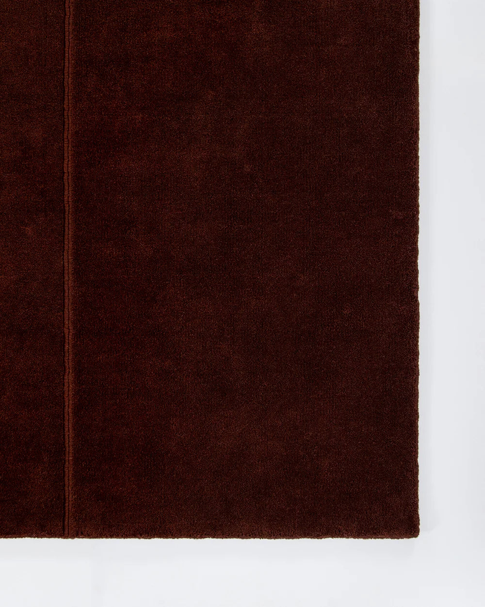 Bastion Wool Floor Rug in Claret