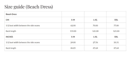 Linen Beach Dress - Bronze & White Stripe