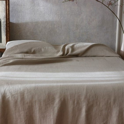 Kenshō Stonewashed Linen Bedcover