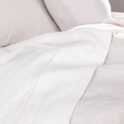 Union Luxury Cotton/Linen Fitted Sheet