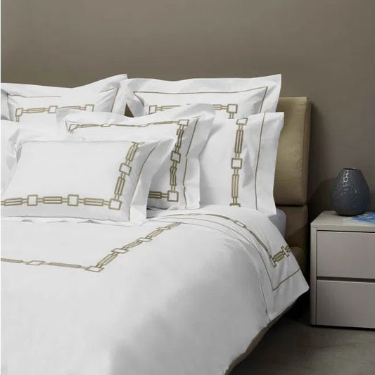 Luxury Ornato Pure Cotton Bedding - 600 TC | Made in Italy
