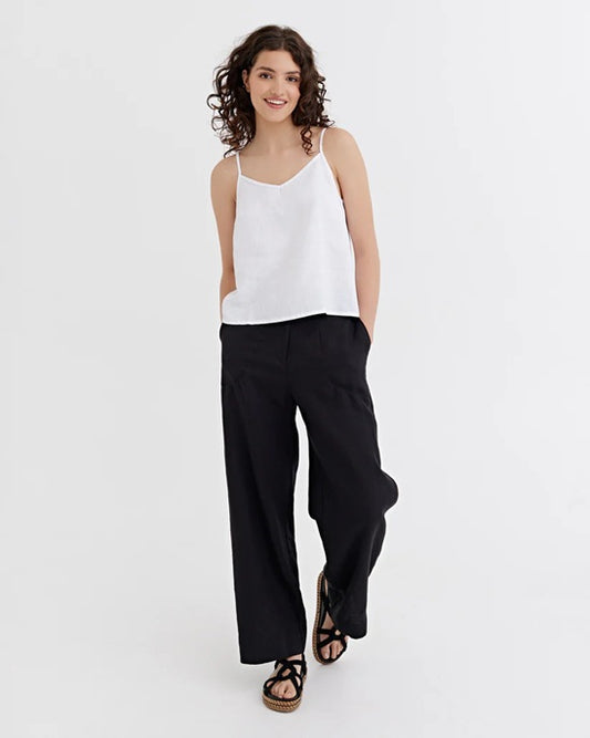 BANFF Linen Pants - Black