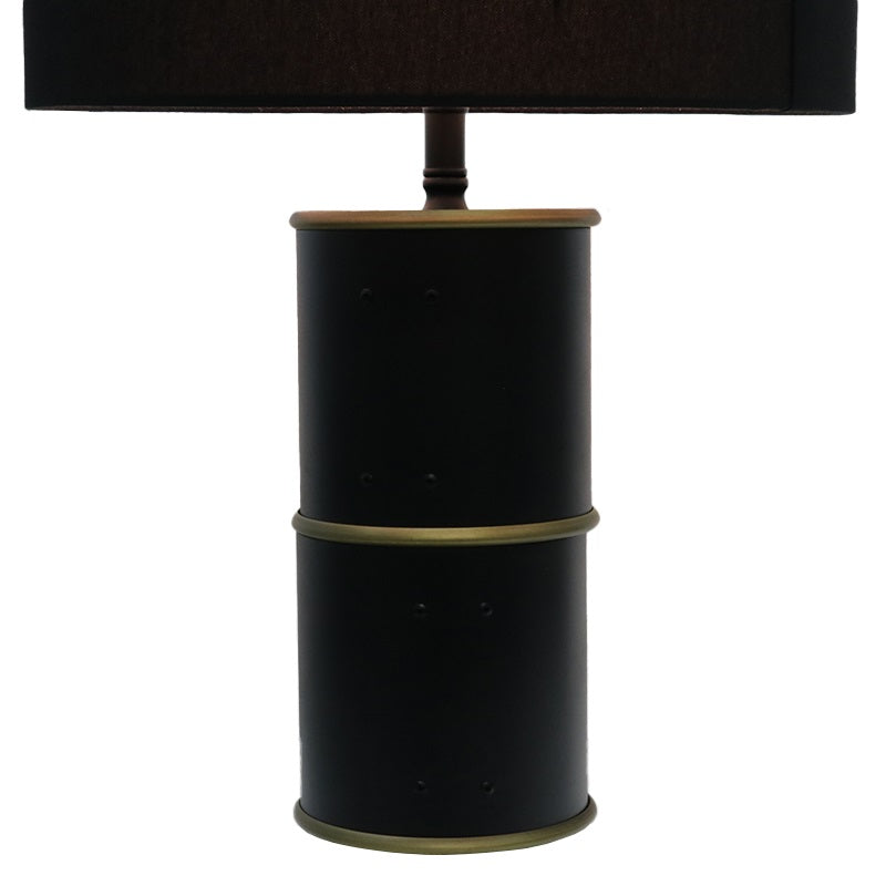 Black & Brass Table Lamp