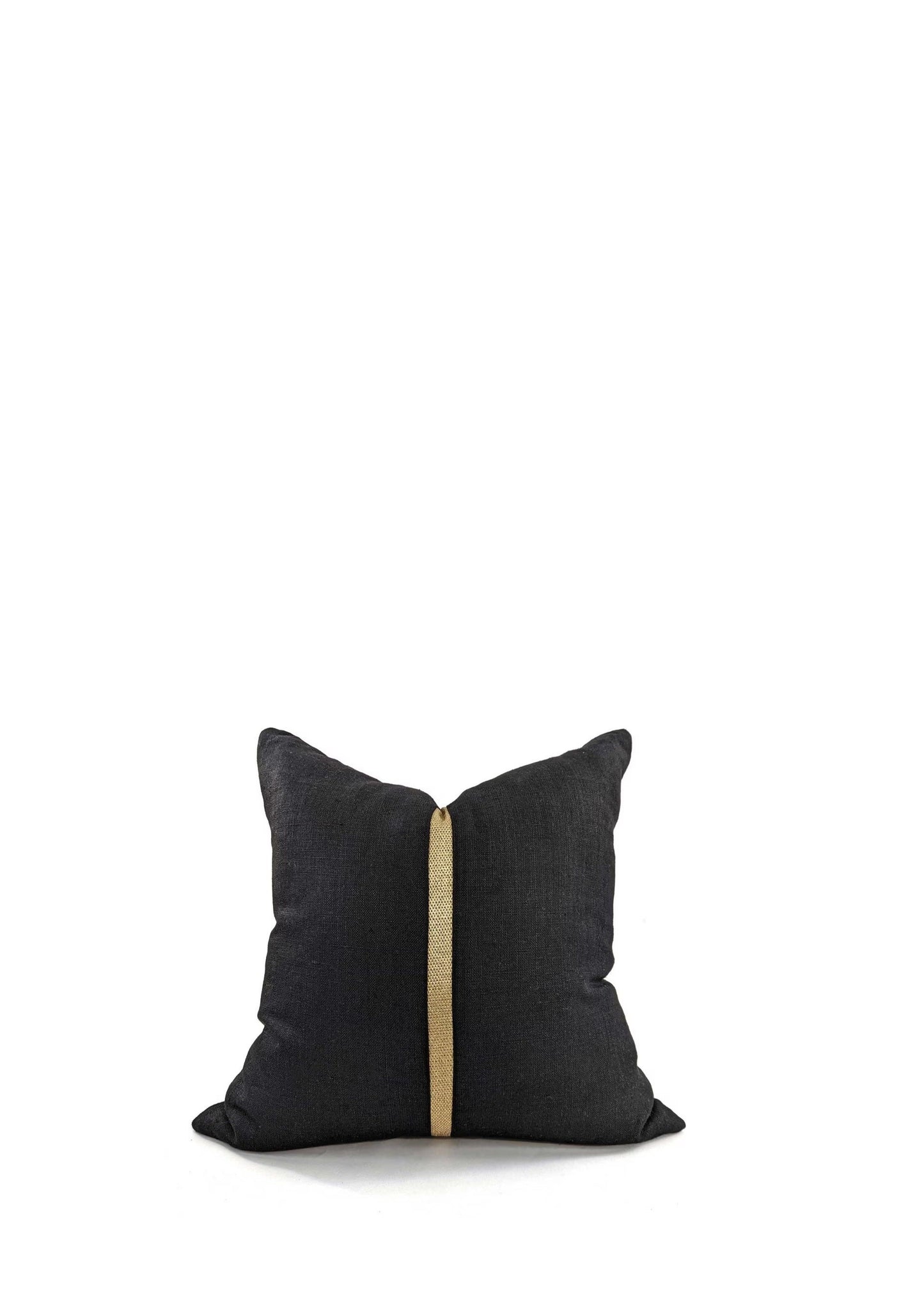 Braid Cushion cover- Black and Gold