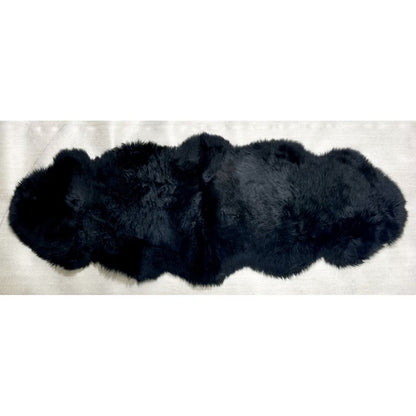 Sheepskin Rug Black – 100% New Zealand wool