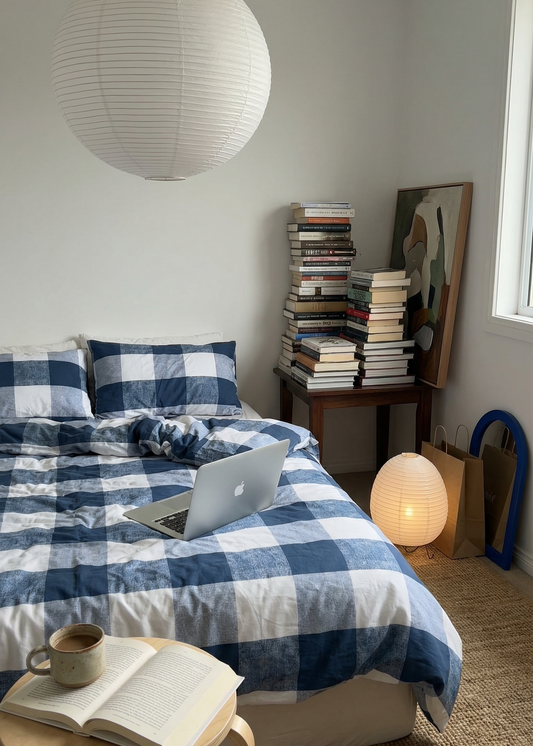 Alec Duvet Cover Set | Ink