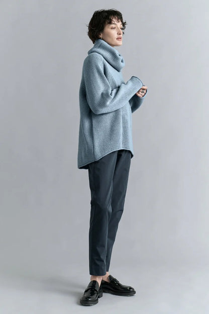 Merino knit Sweater – Ice Blue