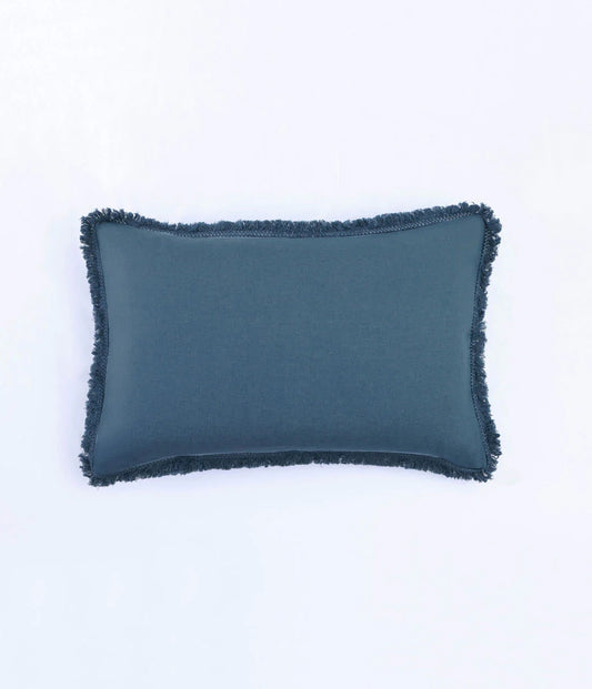 Linen Pillowcases with tassles | Bluestone