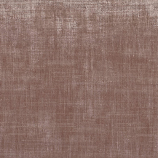 A close-up of a textured fabric swatch in a muted dusty rose or mauve-brown color, showing a fine woven crosshatch pattern.