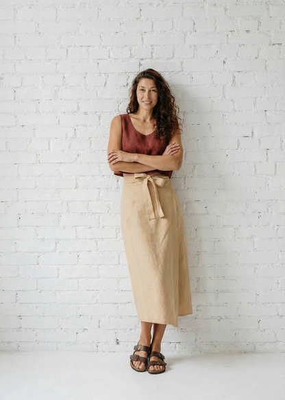 Iris Linen Skirt | Butter
