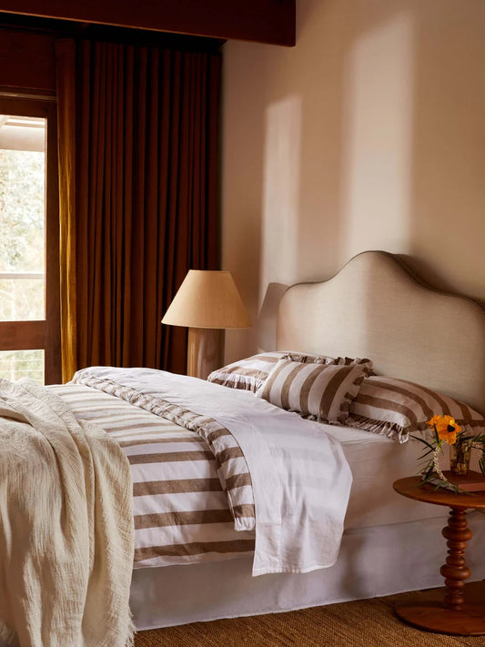 Linen & Cotton Valance | White