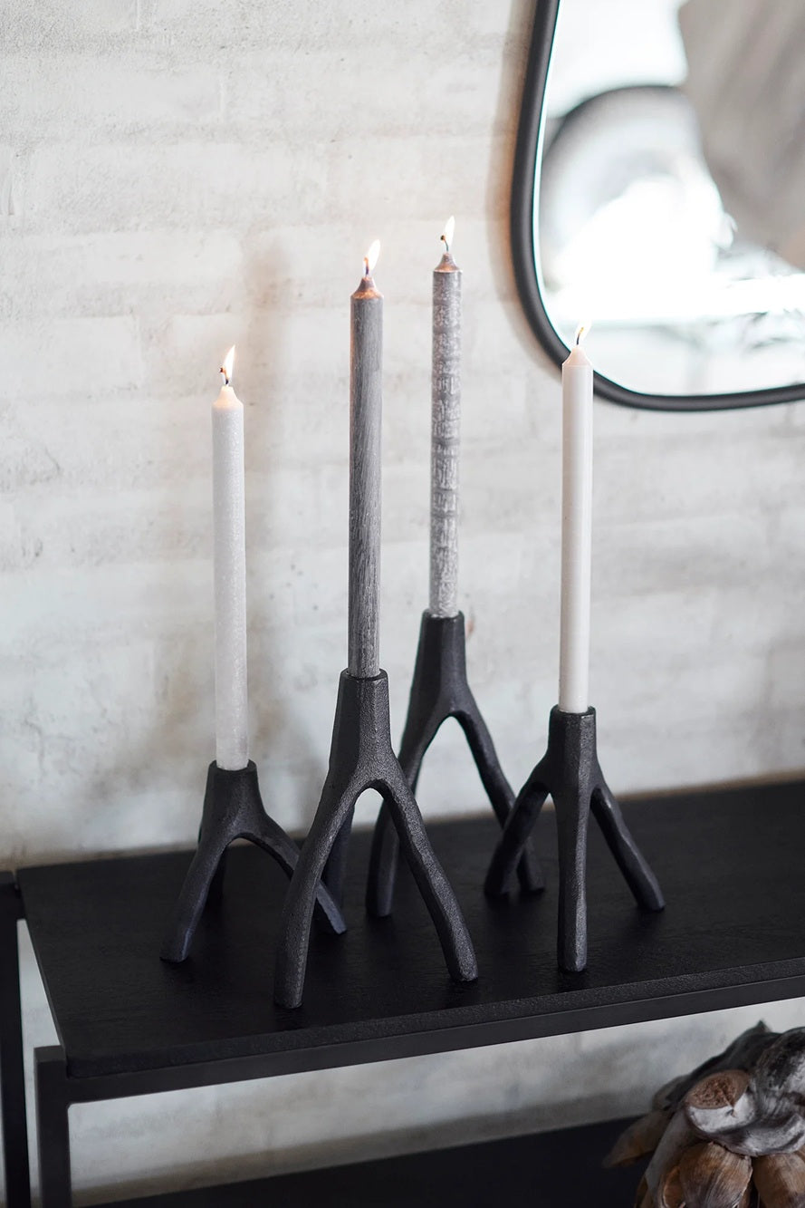 Aion Candleholders - Black