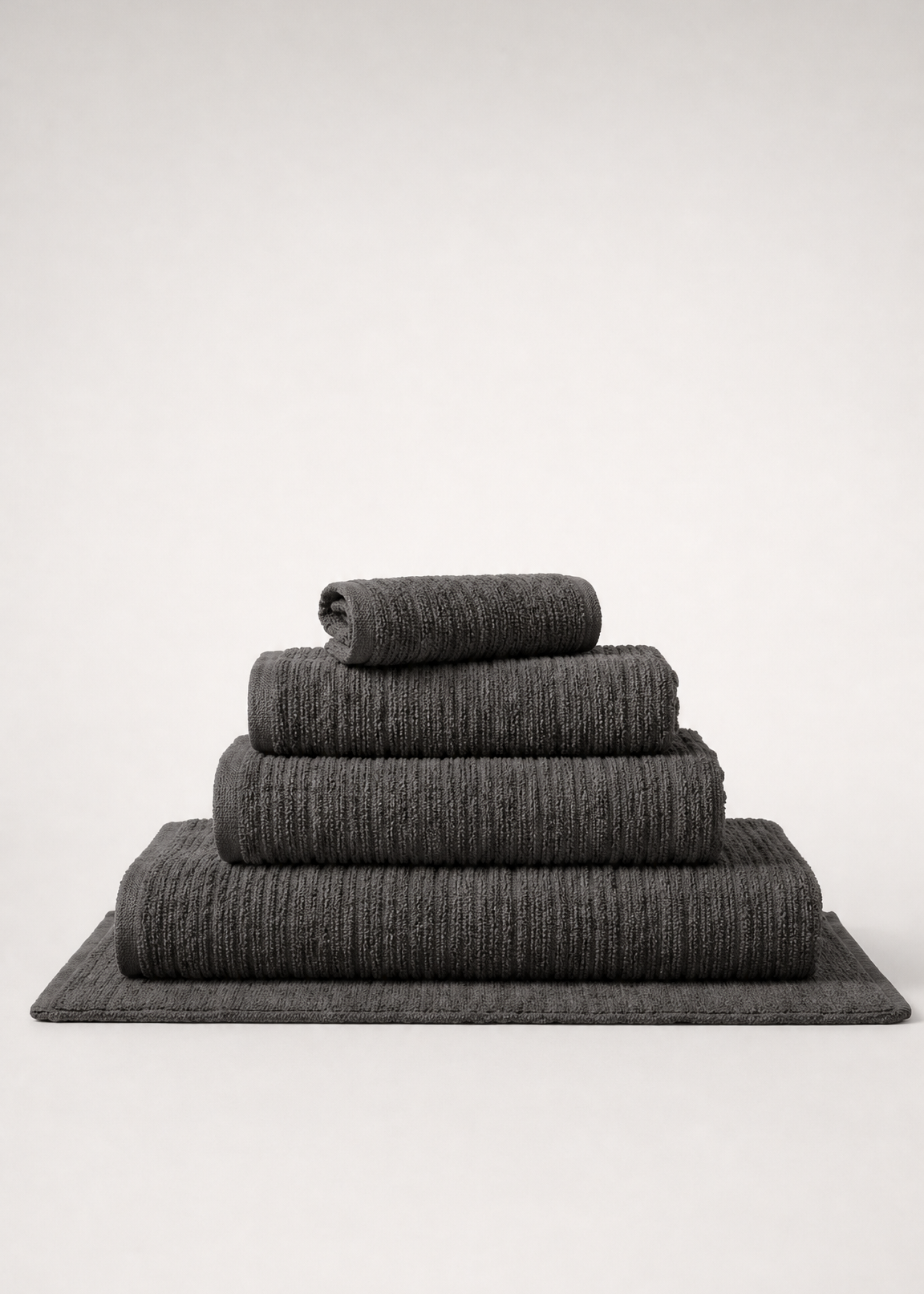 Portuguese Cotton Towels | Charcoal