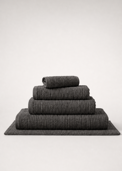 Portuguese Cotton Towels | Charcoal