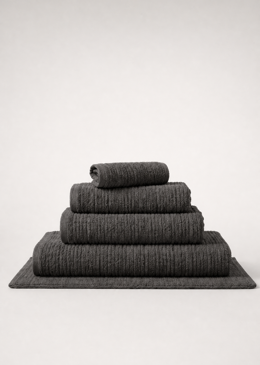 Portuguese Cotton Towels | Charcoal