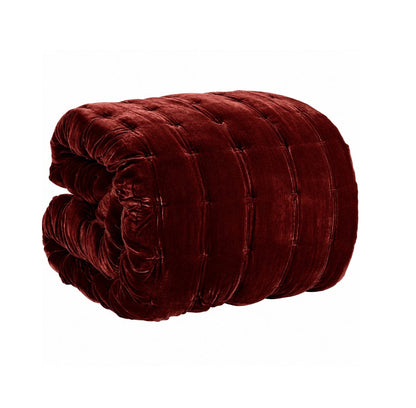 Pin Velvet Comforter - Chilli