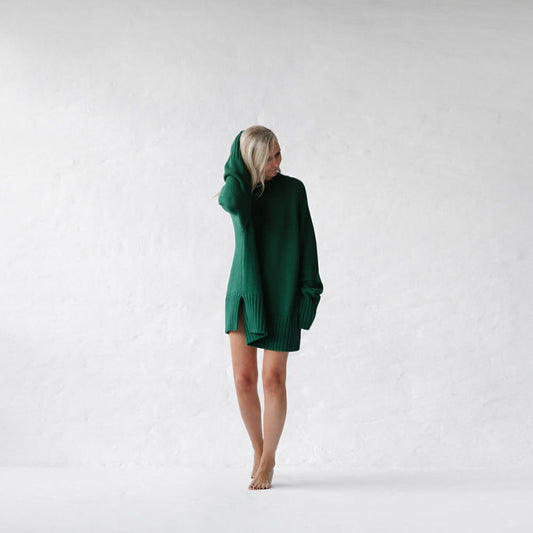 Crew Neck Sweater | Emerald