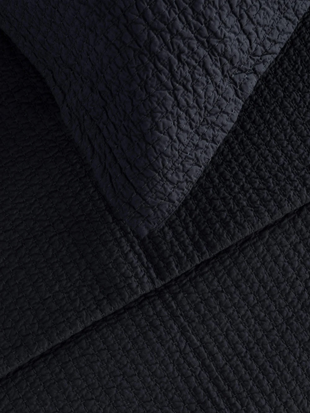 Aspen Pure Cotton Quilt | Black