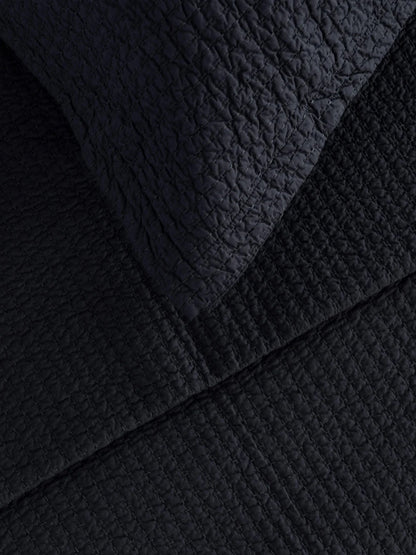 Aspen Pure Cotton Quilt | Black