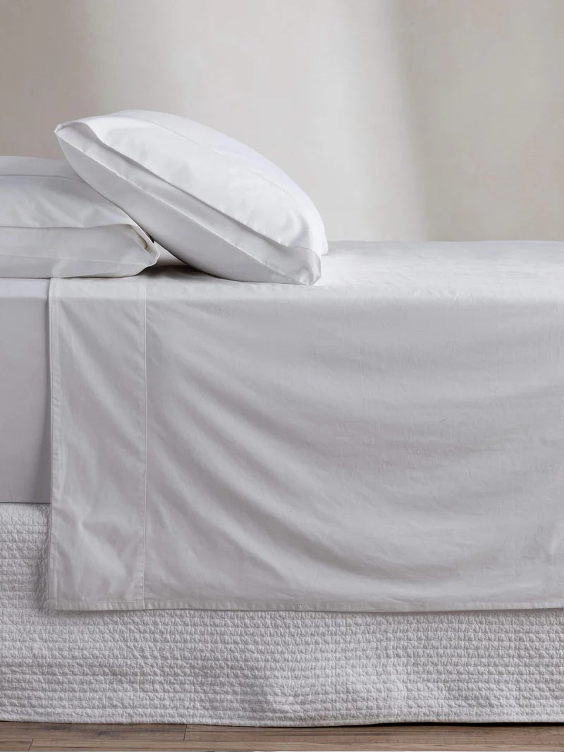 Studio Cotton Fitted Sheet | White