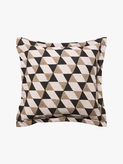 Renzo Black Linen Cushion