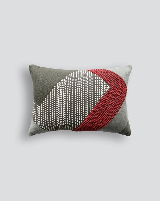 Pollock Cushion - Ruby