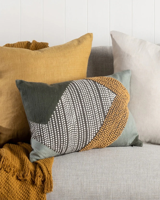 Pollock Cushion - Orche