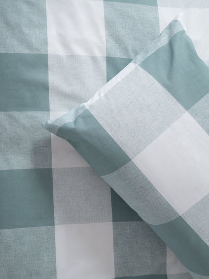 Cotton Duvet Cover Set | Duck Egg