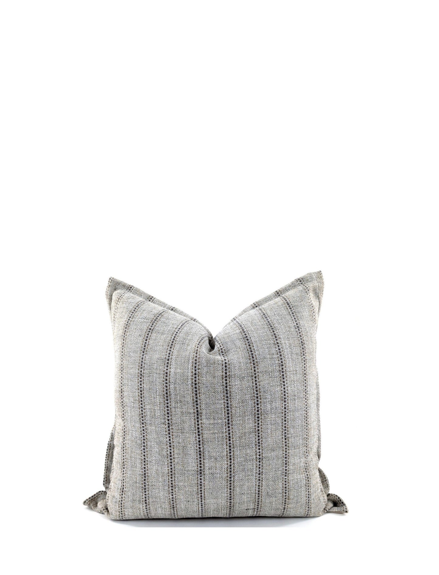 The Haven Stripe Cushion - Black