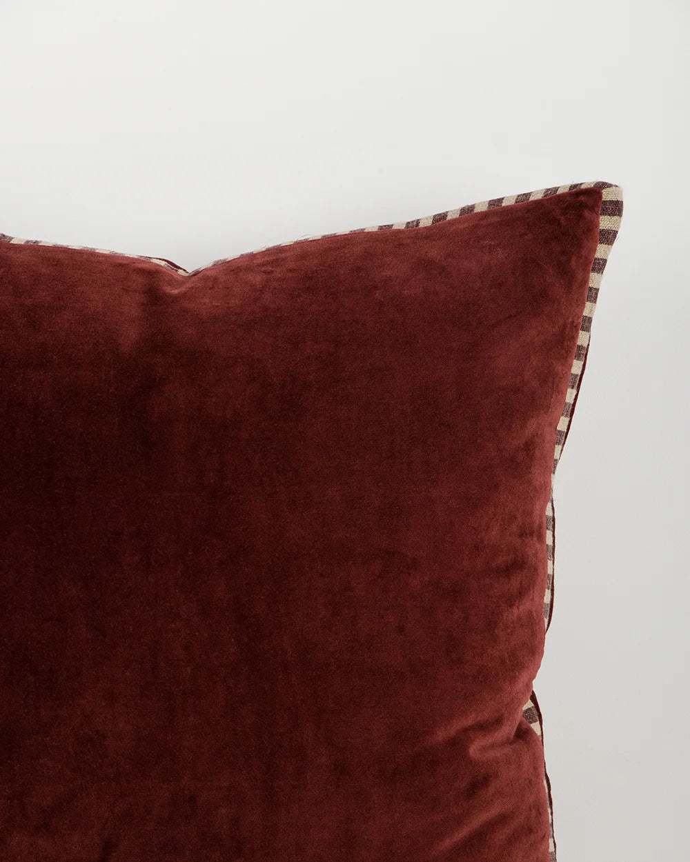 Edward Cushion in Oxblood