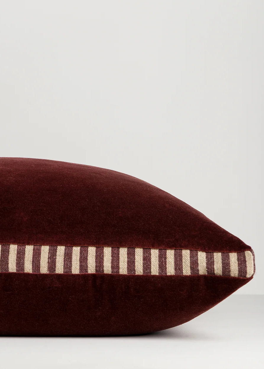 Edward Cushion in Oxblood