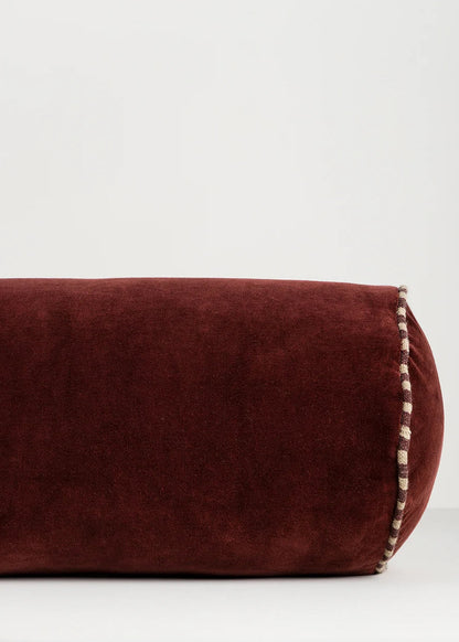 Elliot Bolster Cushion in Oxblood