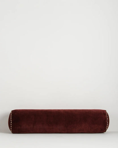 Elliot Bolster Cushion in Oxblood