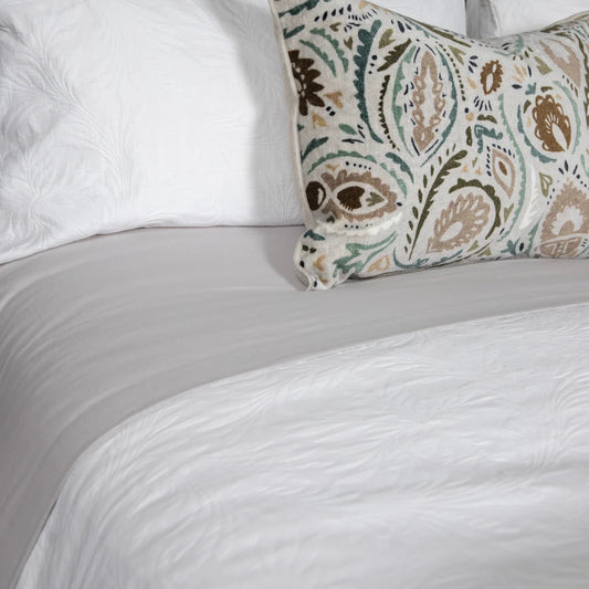 Luxe Flannelette Sheet Sets - Whi