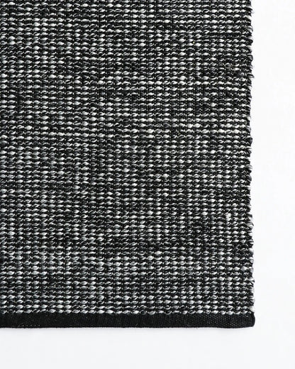 Freya Floor Rug - Black & White