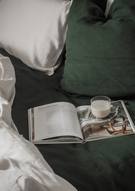 Linen Pillowcases | Forest Green