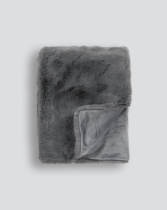 Luxe Throw - Slate