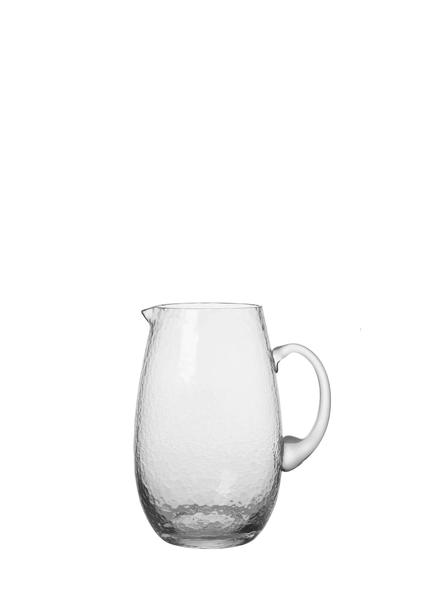 Hammered Jug | Clear