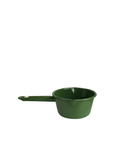 Mini Enamel Saucepan | Hunter Green