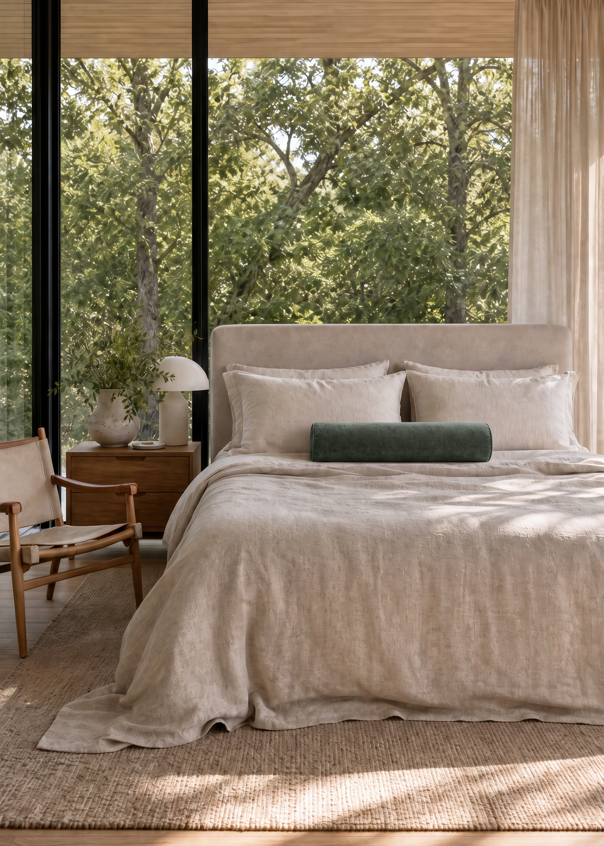 Velvet Bolster - Jade
