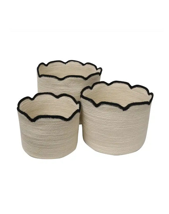 Jute Scallops Baskets