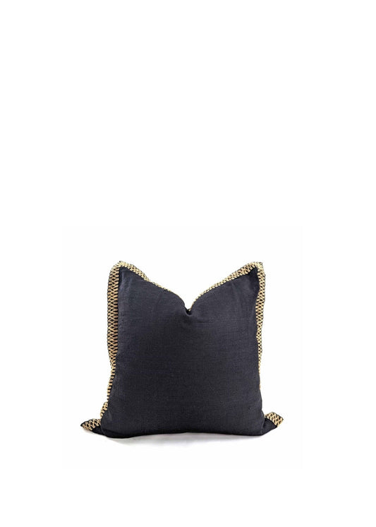 Jute Flange Cushion Cover