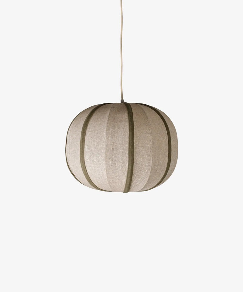 Sphere  Pendant - Olive & Natural