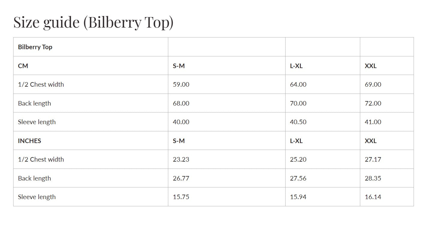 BILBERRY Linen Top - Allure