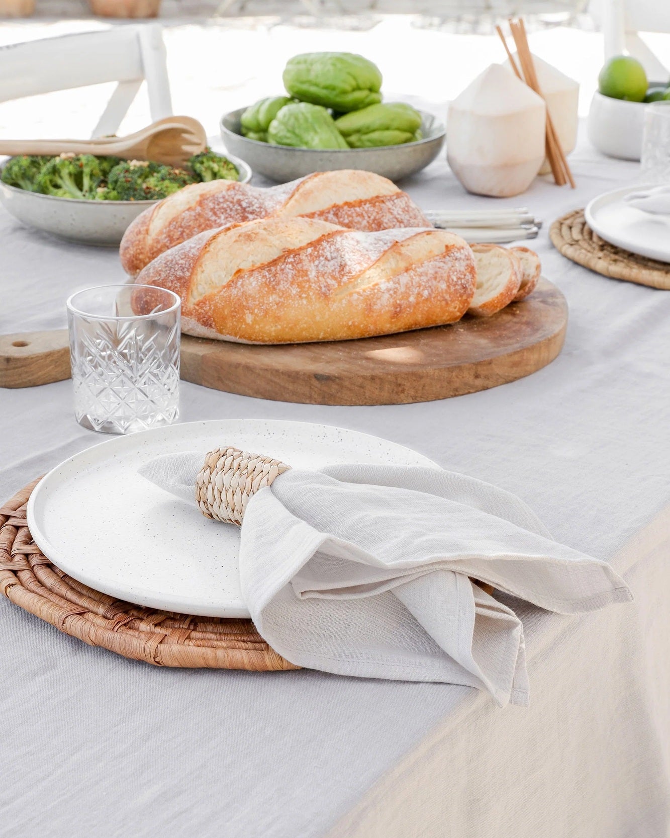 Linen Napkins Dove Grey