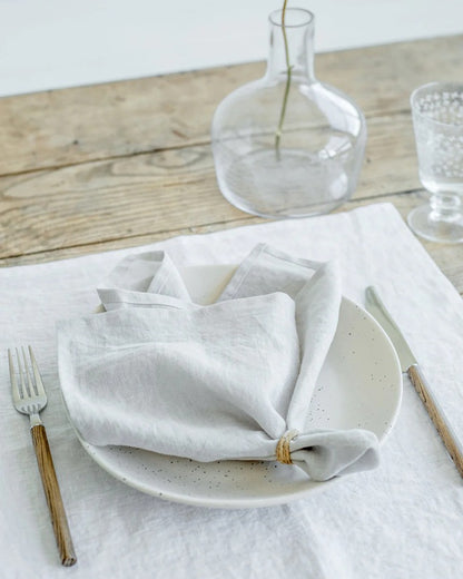 Linen Napkins Dove Grey